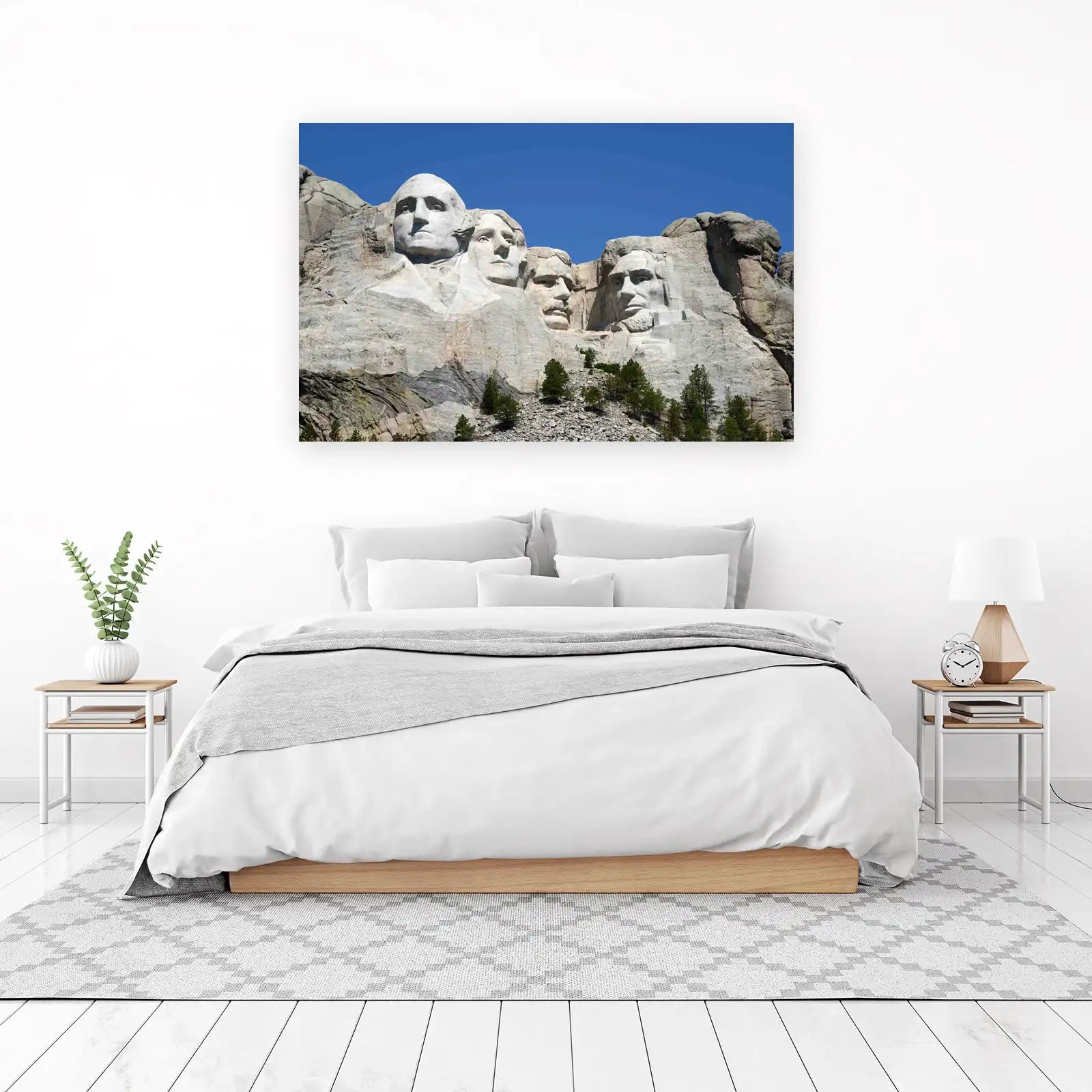 Iconic Mount Rushmore Presidential Faces Wall Art
