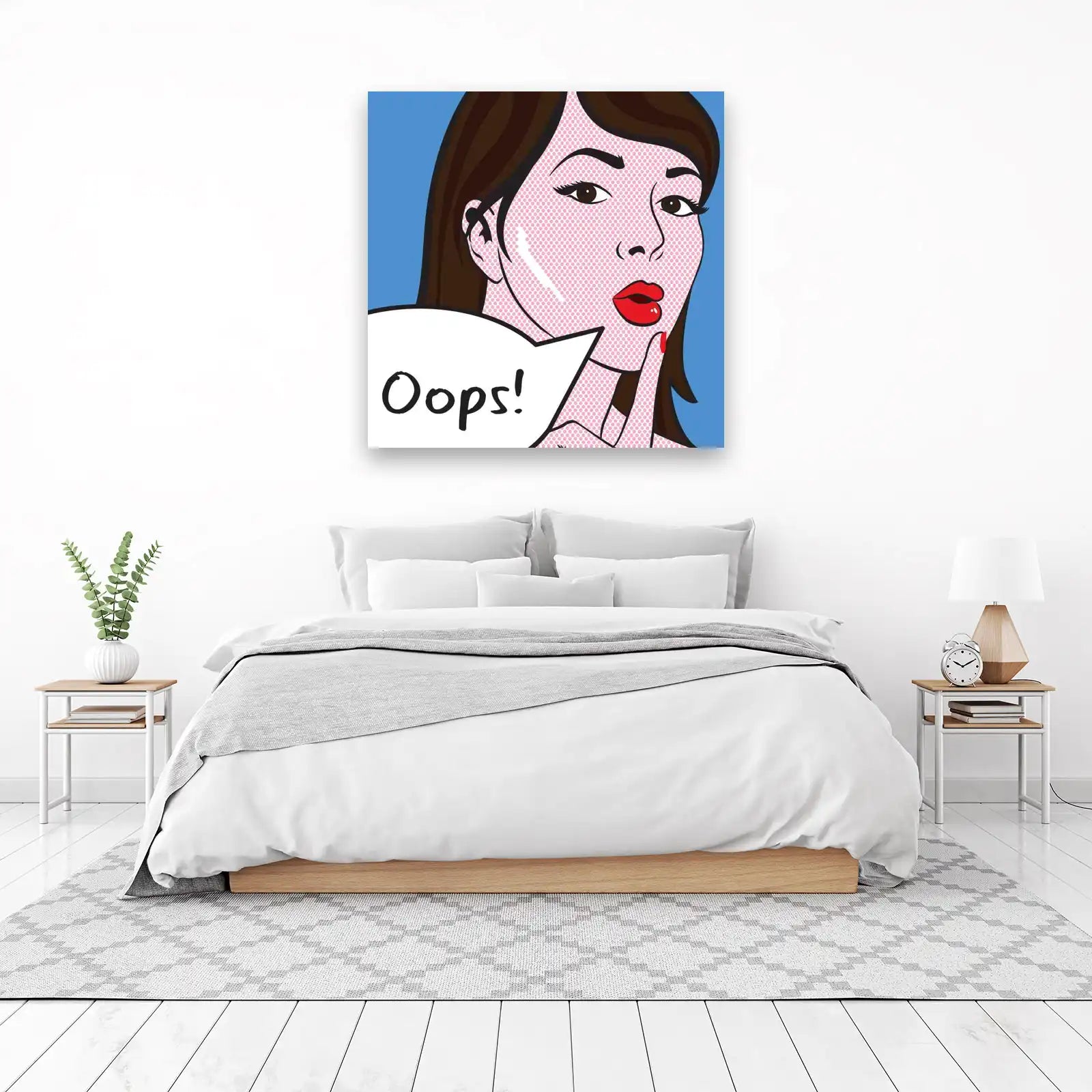 Pop Art Oops Woman Wall Art