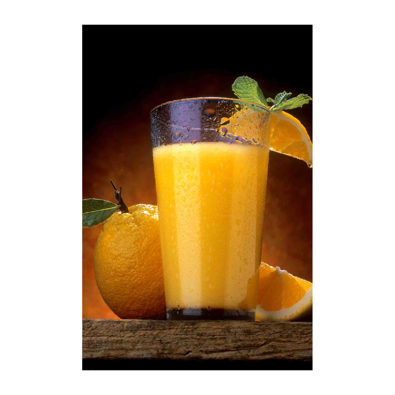 Refreshing Orange Juice & Citrus Delight Wall Art