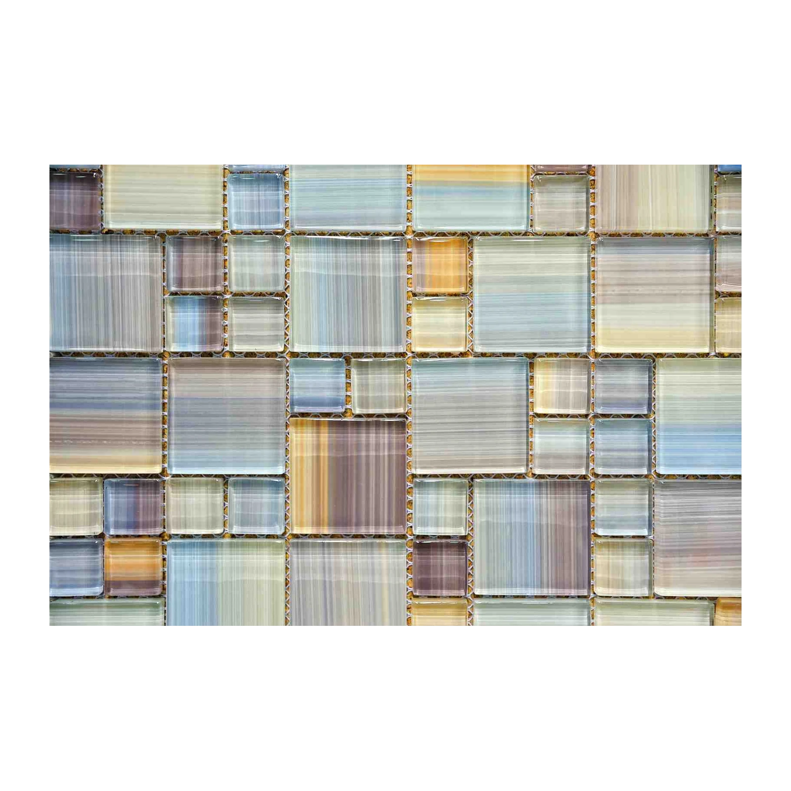 Modern Gradient Mosaic Wall Art