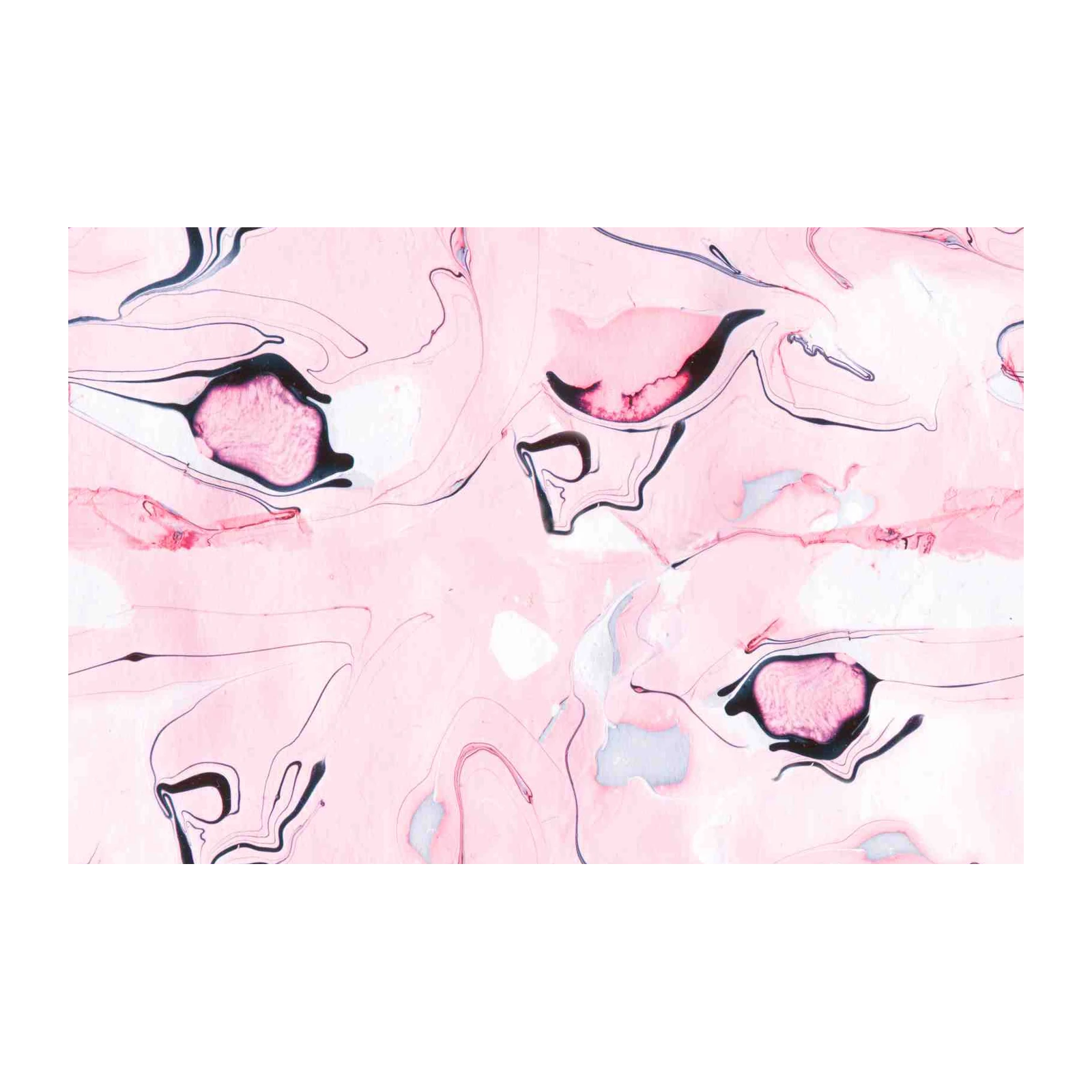Abstract Pink Marbling Art Wall Art