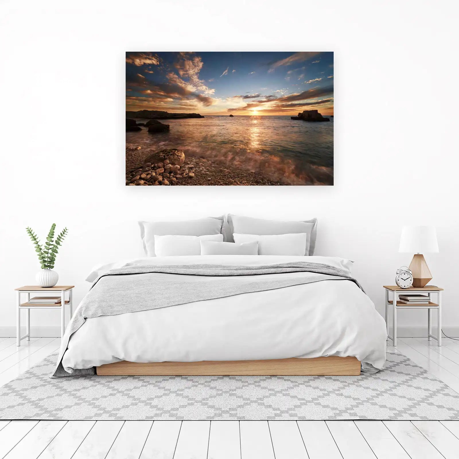 Sunset Coastal Serenity Wall Art