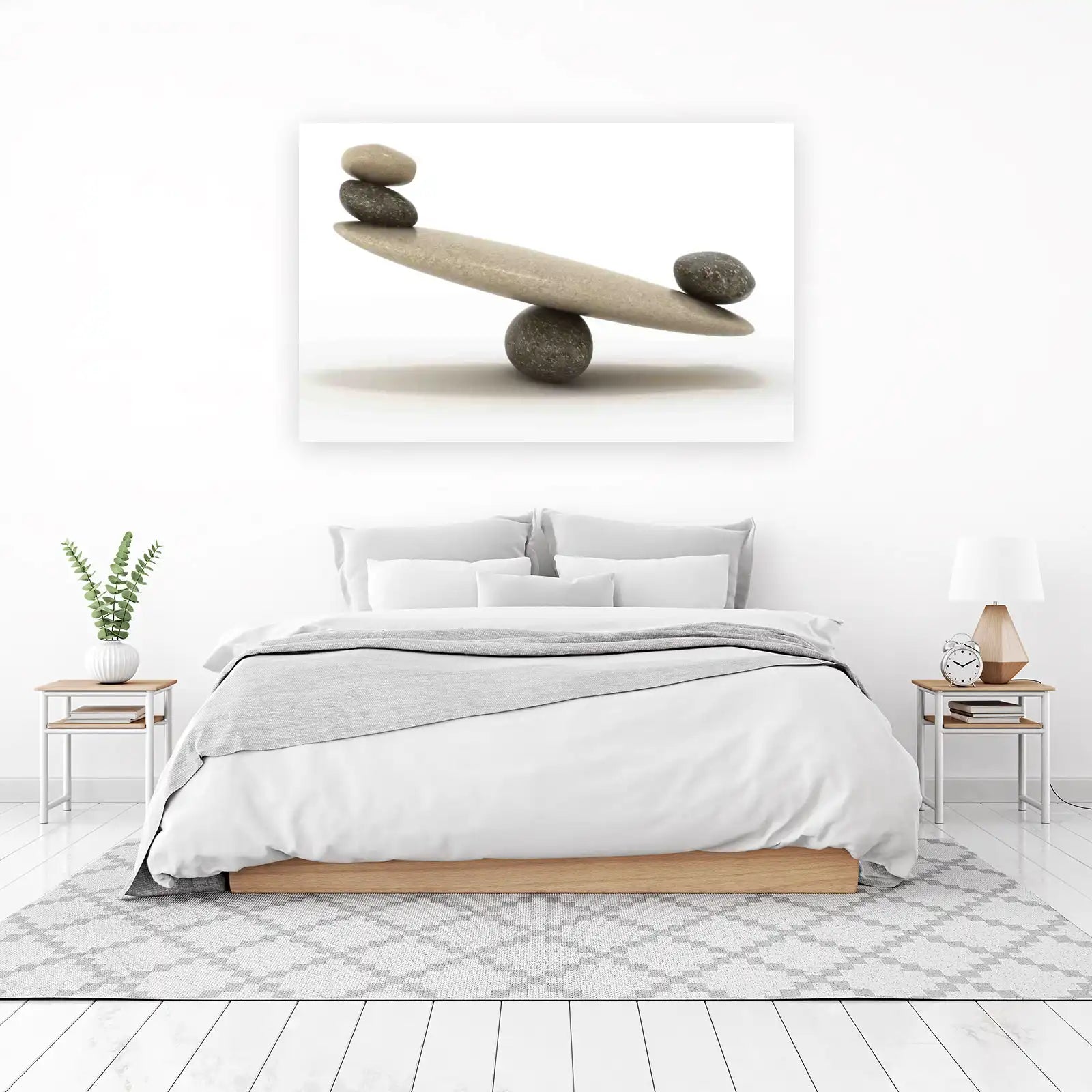 Zen Balance Stone Art Wall Art