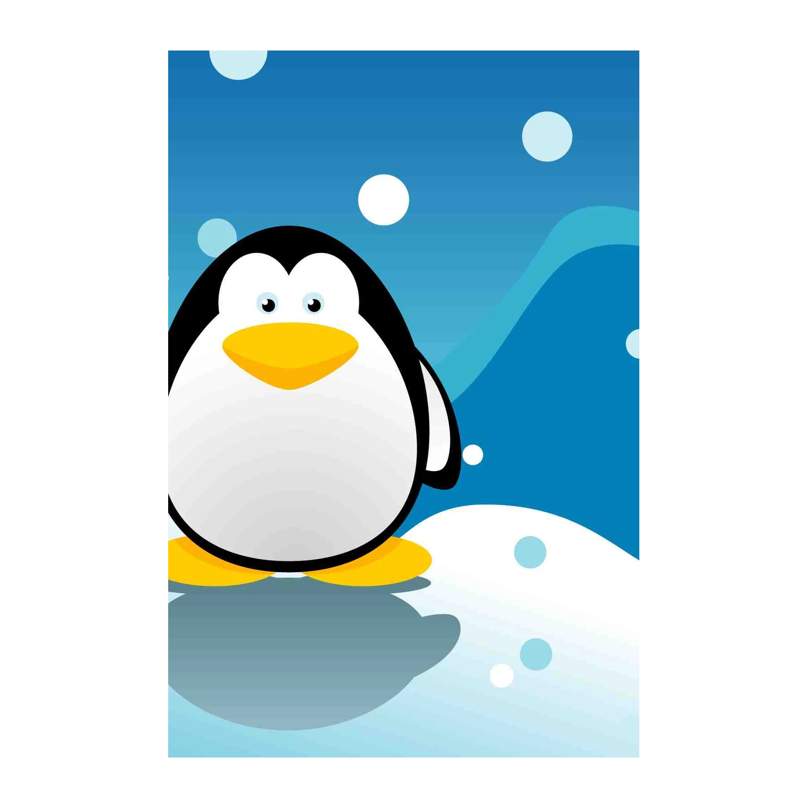 Chubby Penguin Pals Wall Art