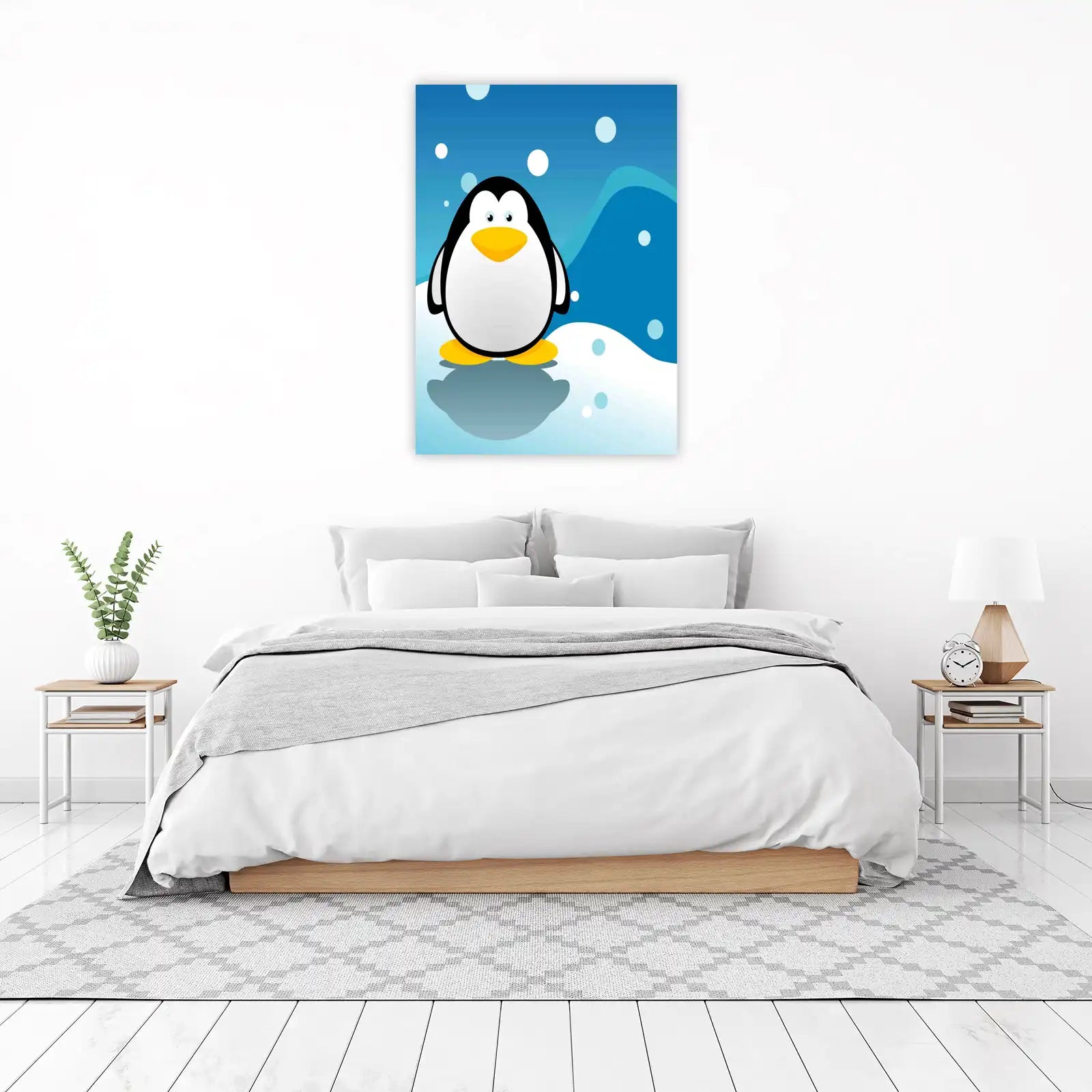 Chubby Penguin Pals Wall Art