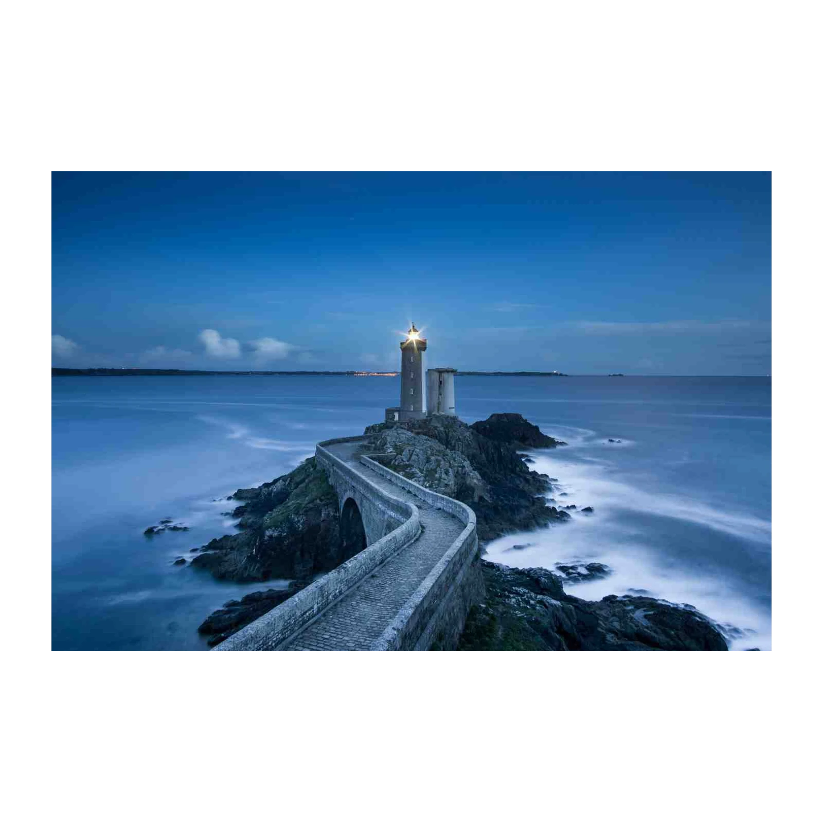Tranquil Lighthouse Coastal Landscape Wall Art