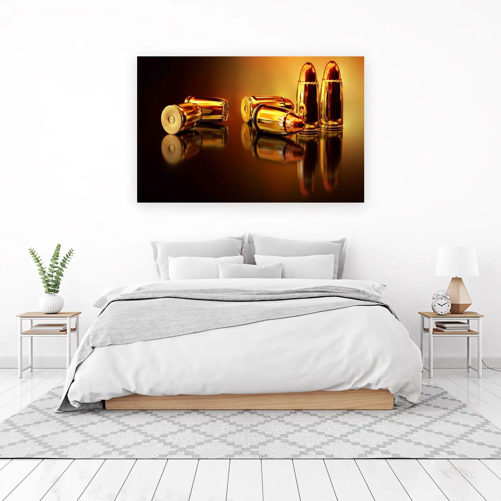 Luxury Gold Bullets Art Wall Art