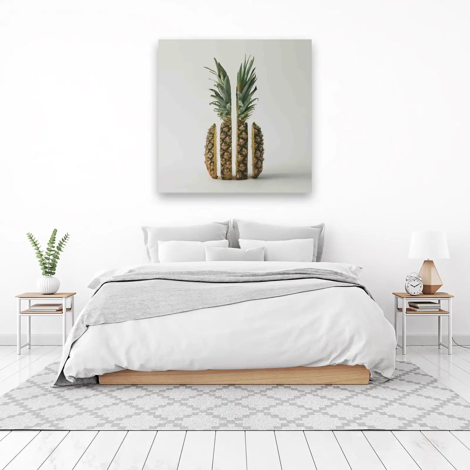 Abstract Pineapple Slices Wall Art