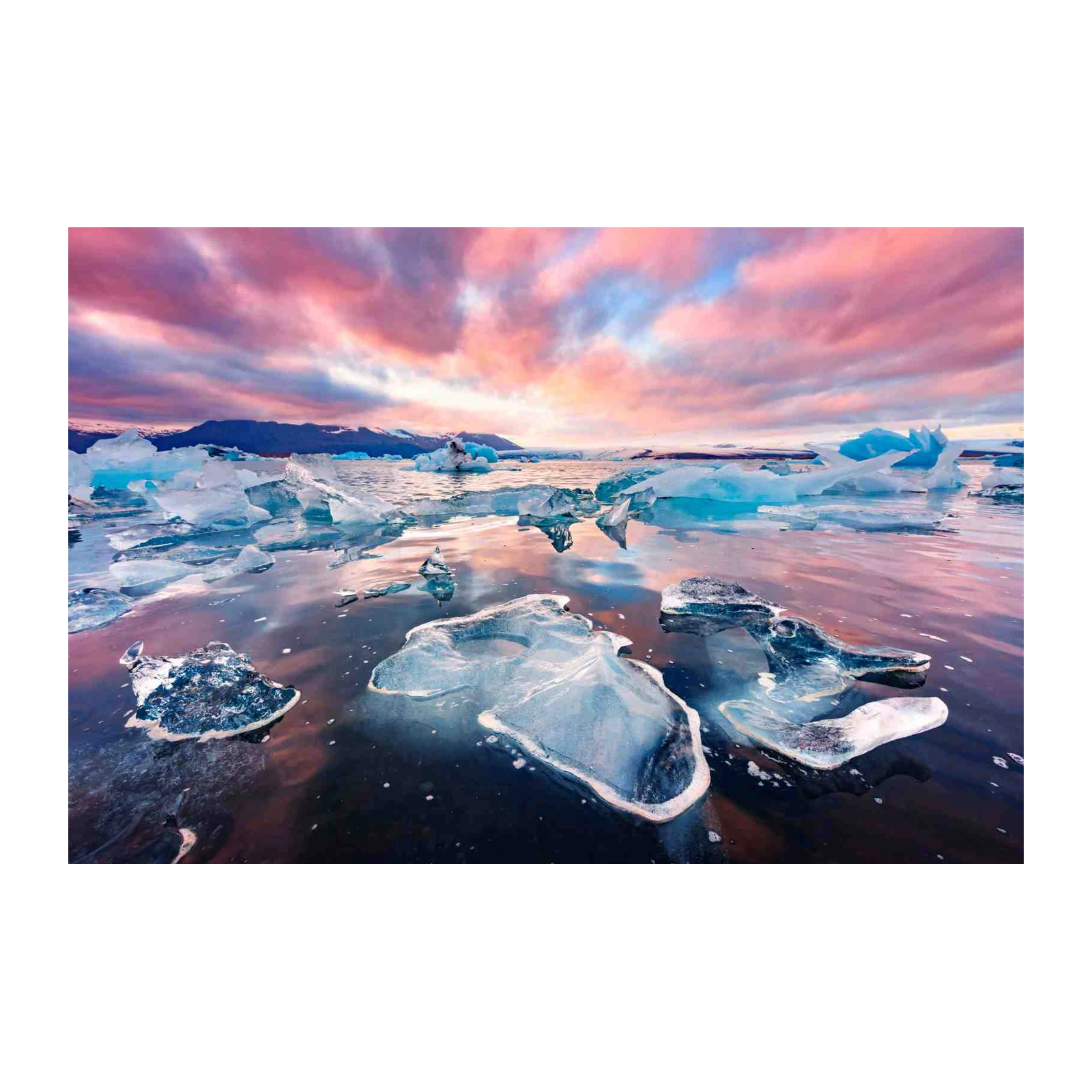 Icelandic Iceberg Serenity Wall Art