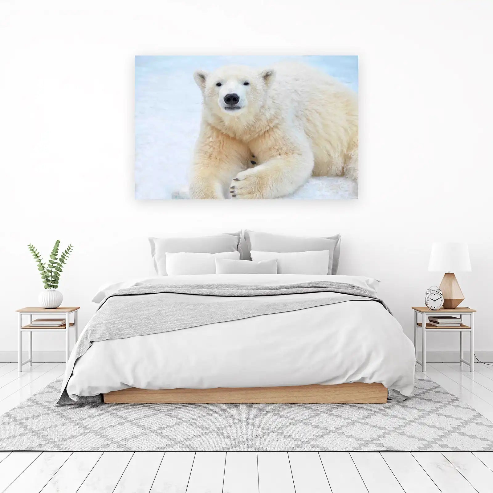 Majestic Polar Bear Arctic Majesty Wall Art