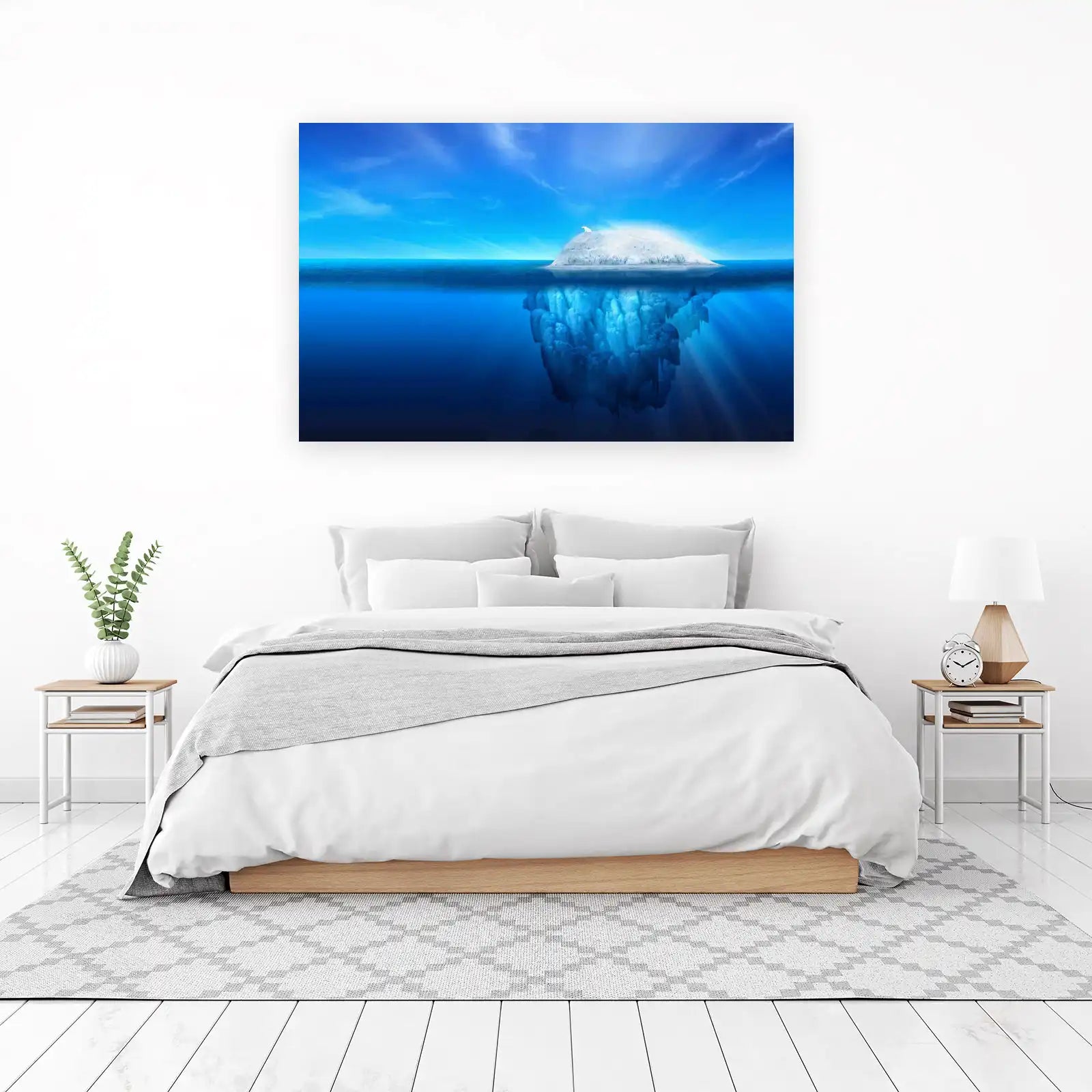 Majestic Iceberg Polar Bear Wall Art
