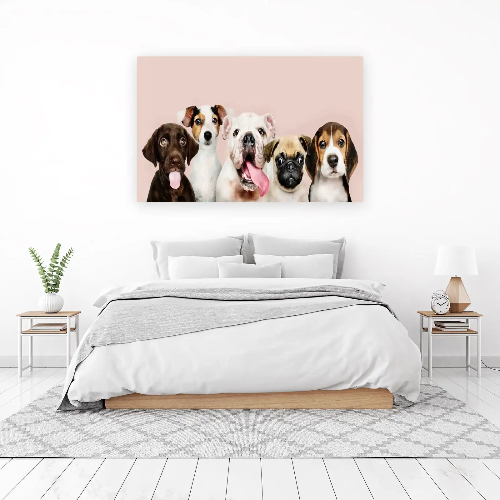 Adorable Dog Pack Wall Art