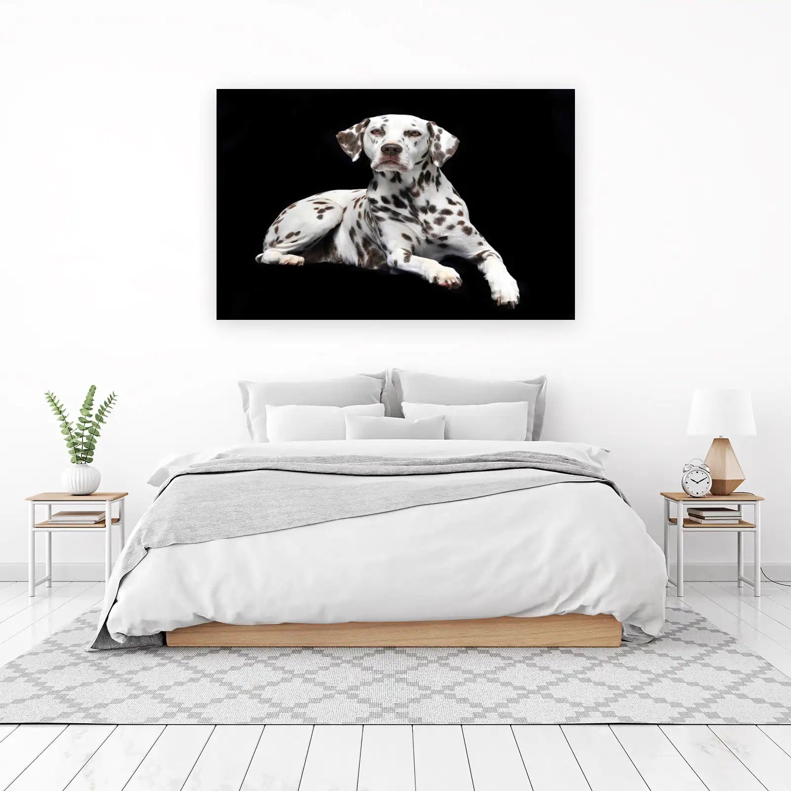 Striking Dalmatian Portrait Wall Art