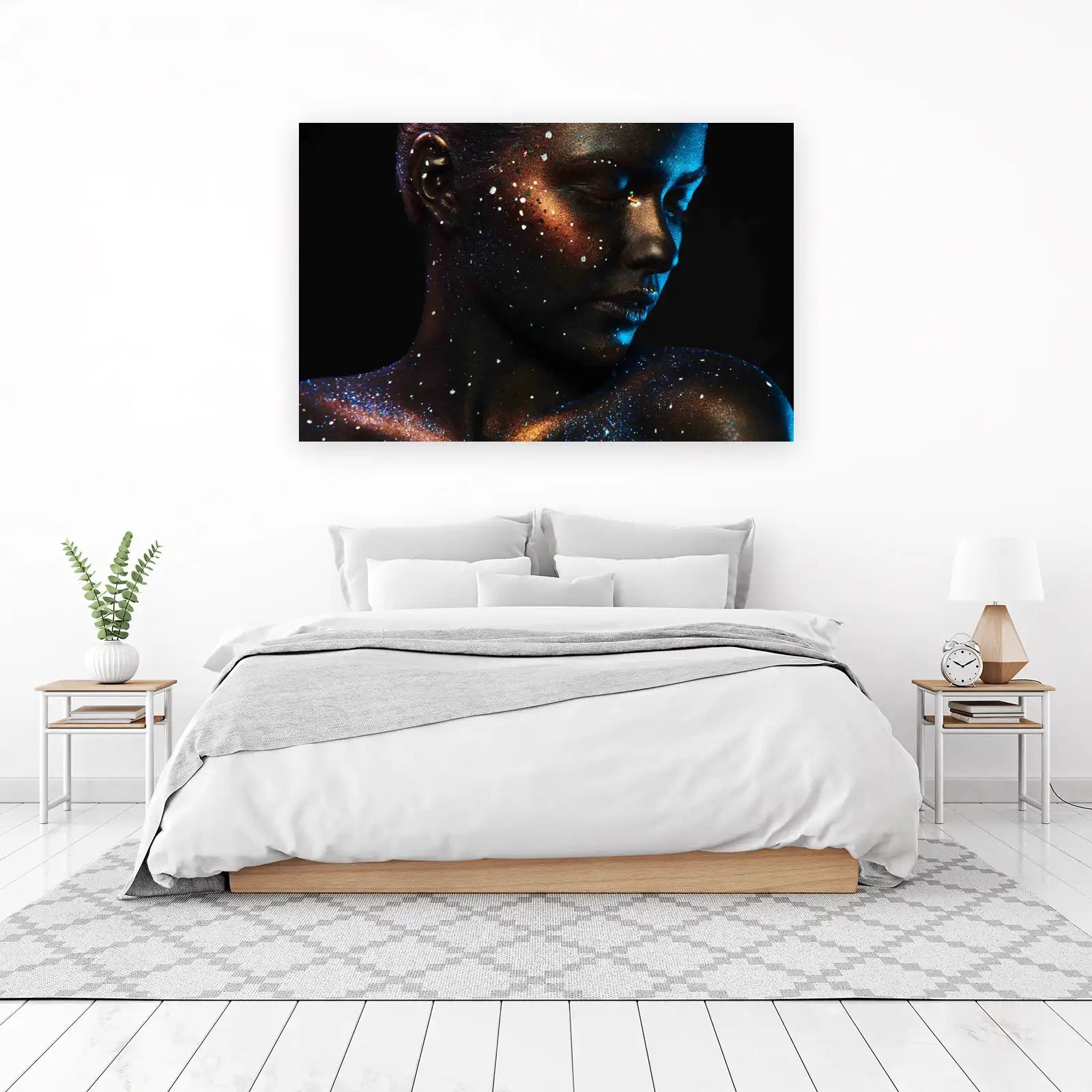 Cosmic Aura Portrait Wall Art