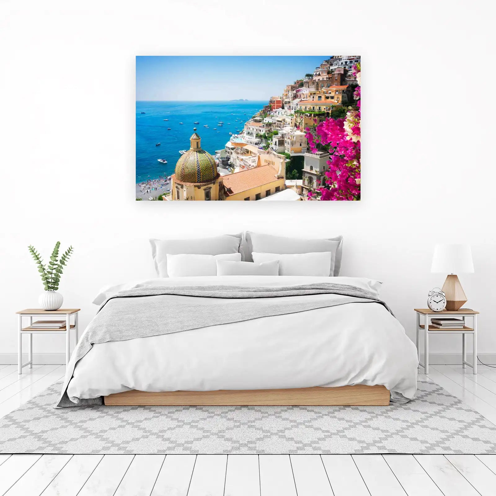 Positano Amalfi Coast Serene Coastal Wall Art