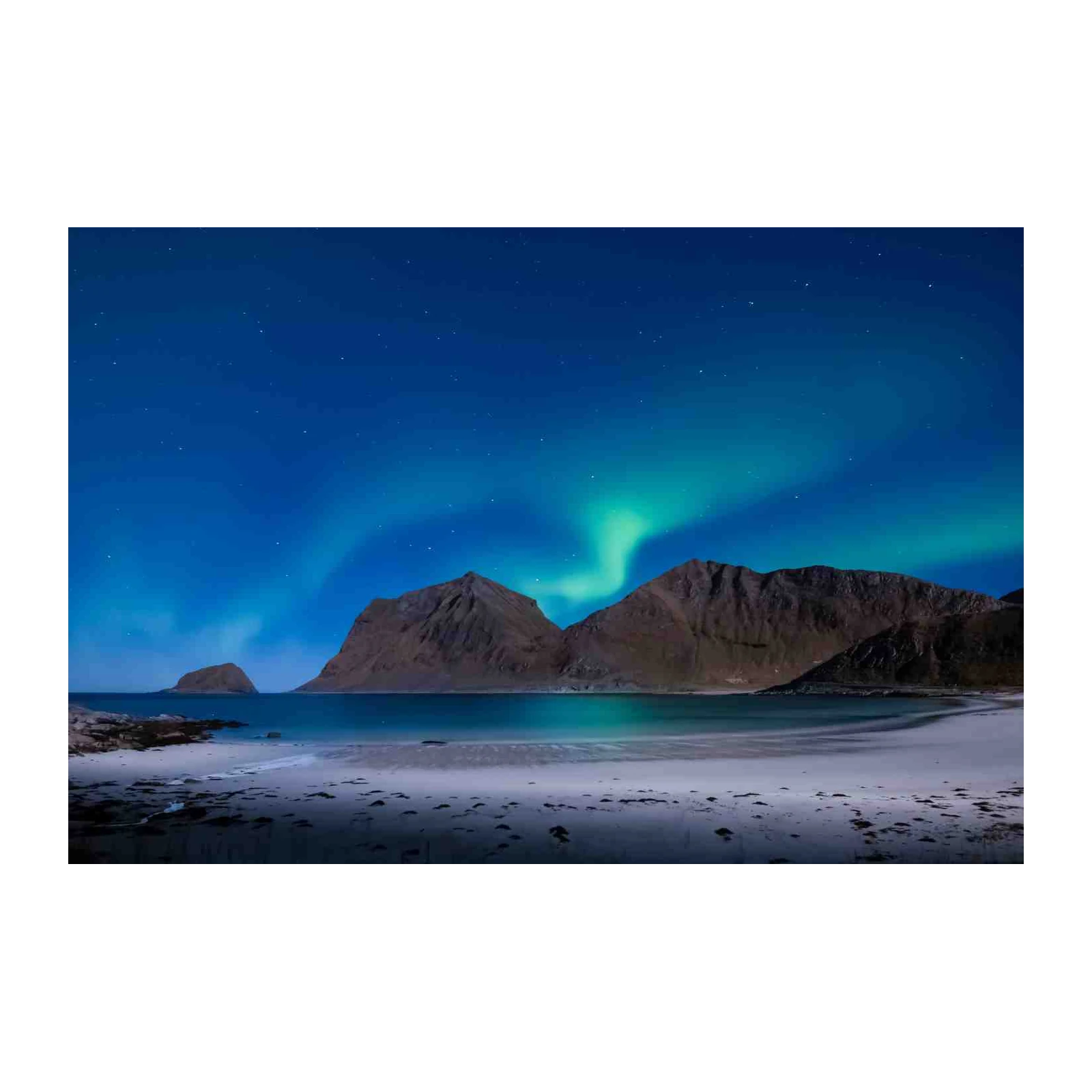 Aurora Borealis Coastal Wall Art