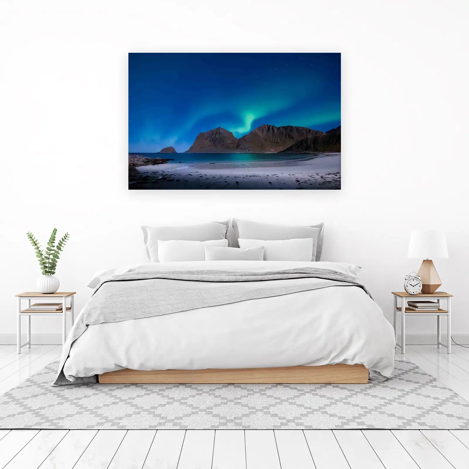 Aurora Borealis Coastal Wall Art