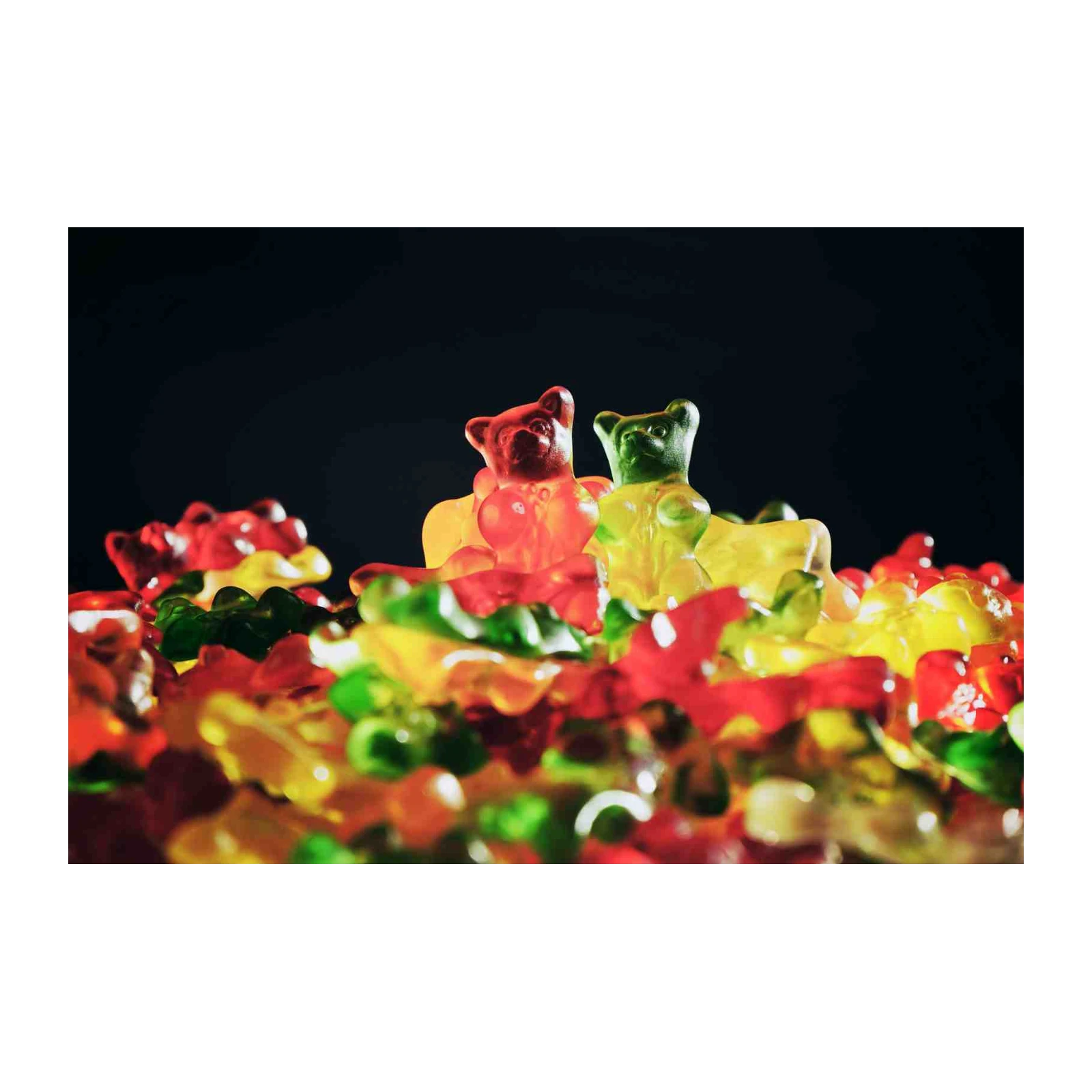 Vibrant Gummy Bears Fun Wall Art