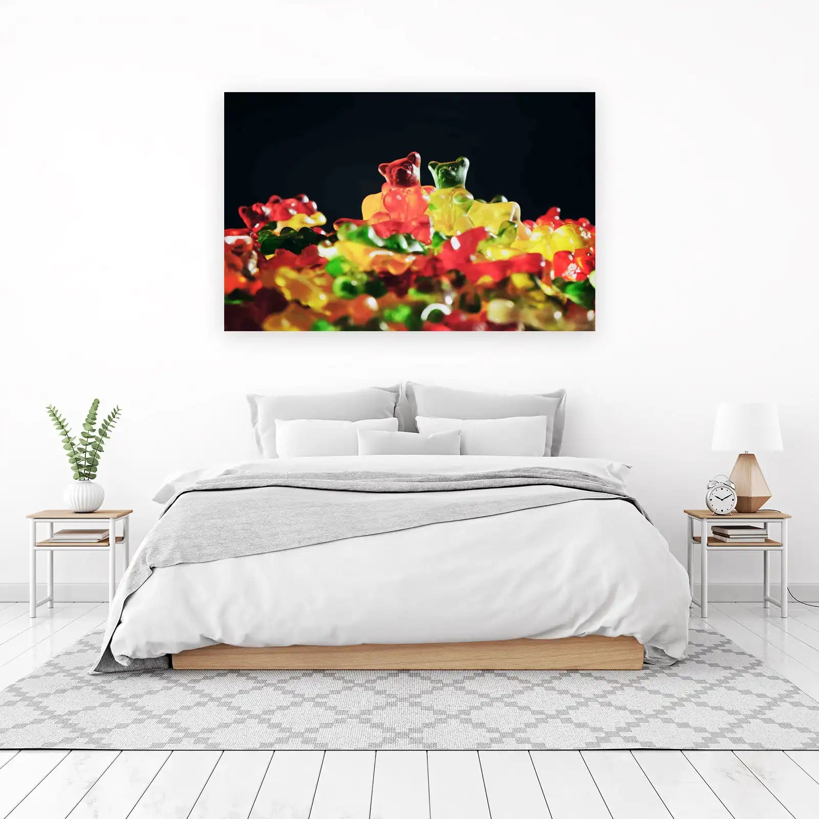 Vibrant Gummy Bears Fun Wall Art
