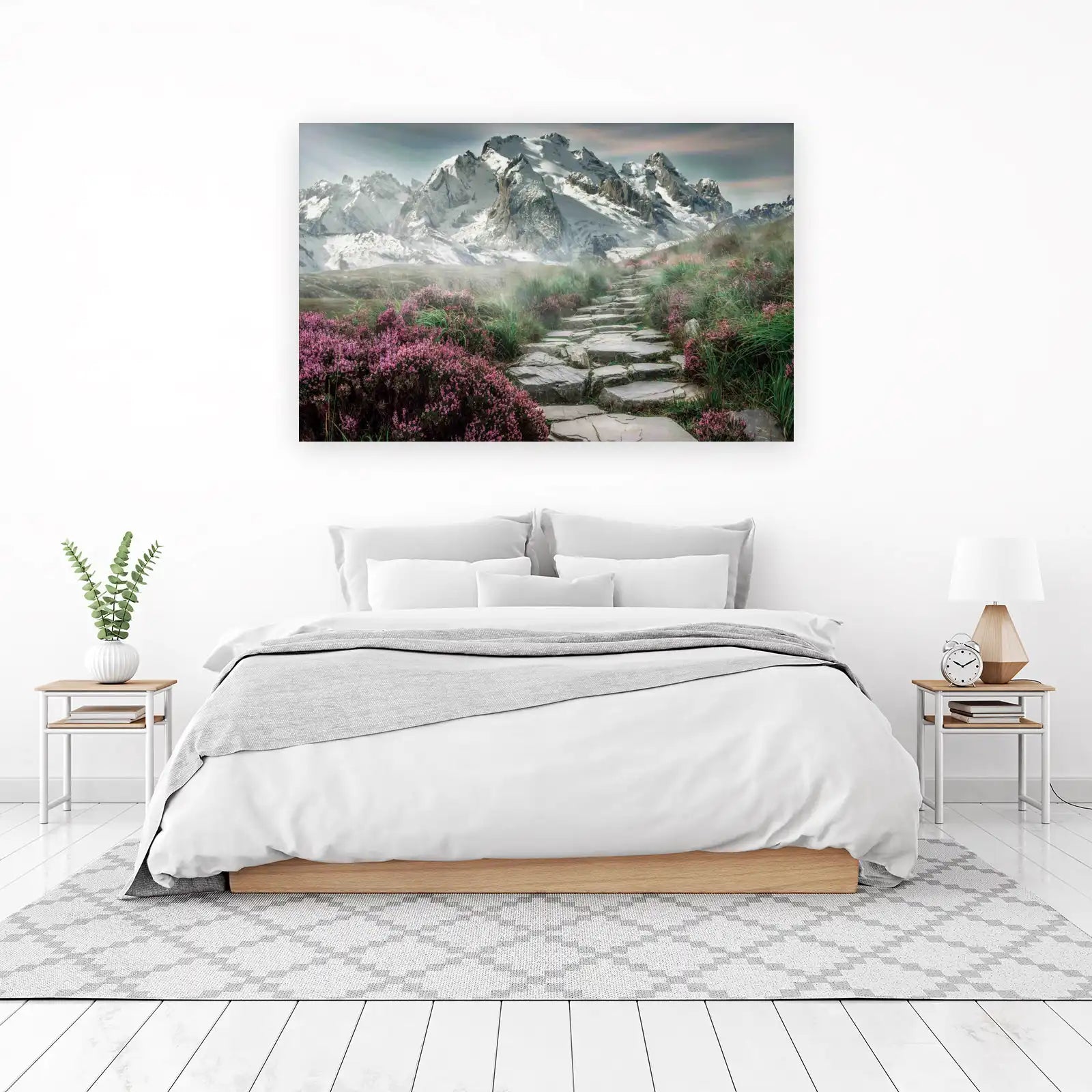 Majestic Mountain Trail Heather Wall Art