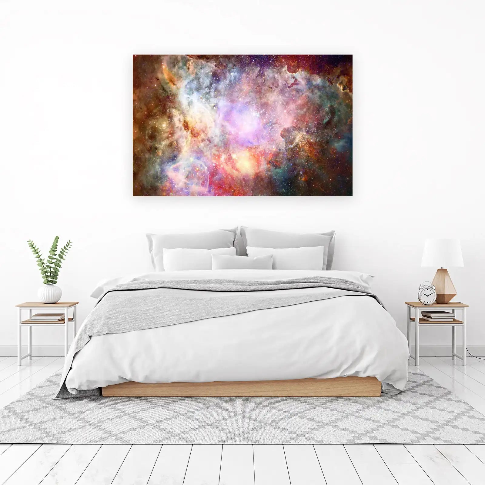 Vibrant Nebula Galaxy Wall Art Wall Art