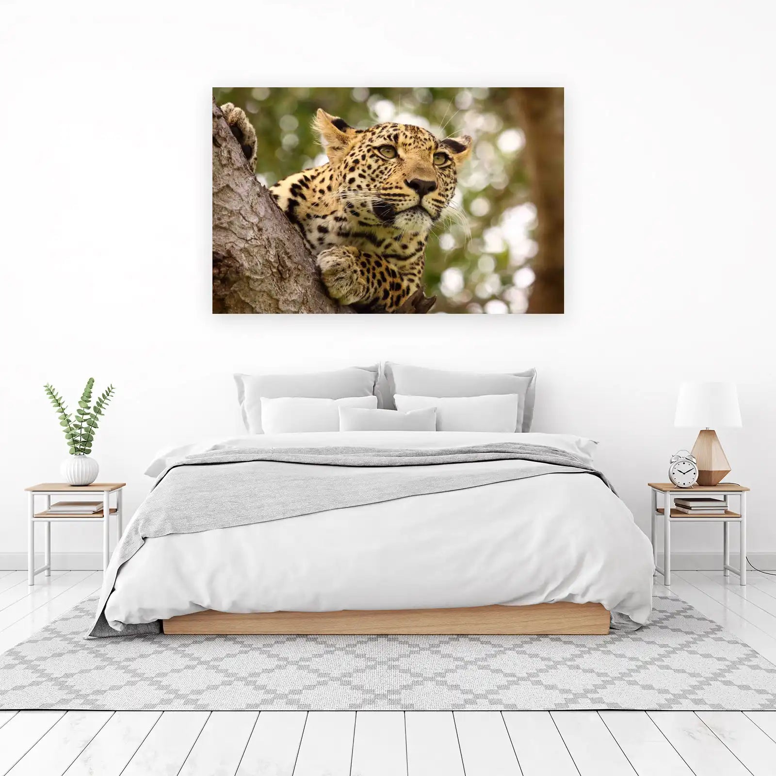 Majestic Leopard Portrait Wall Art