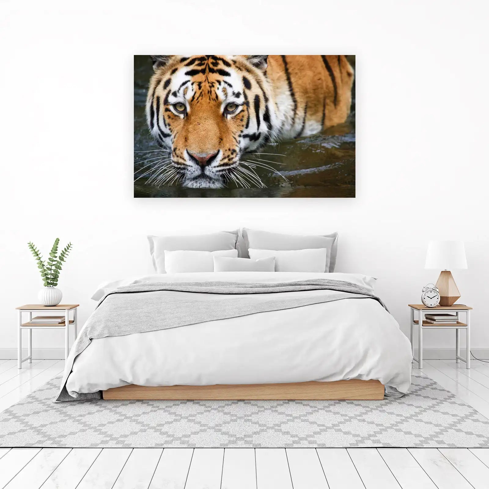 Majestic Tiger Close-Up Wall Art