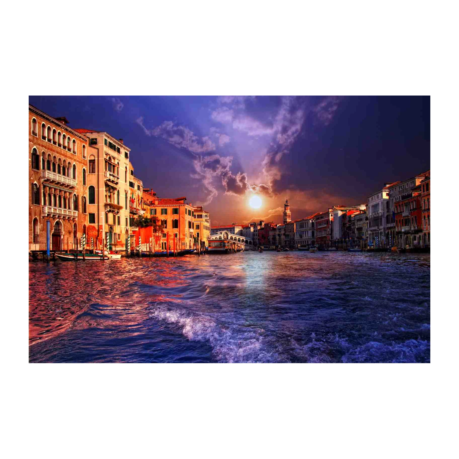 Venice Grand Canal Sunset Wall Art