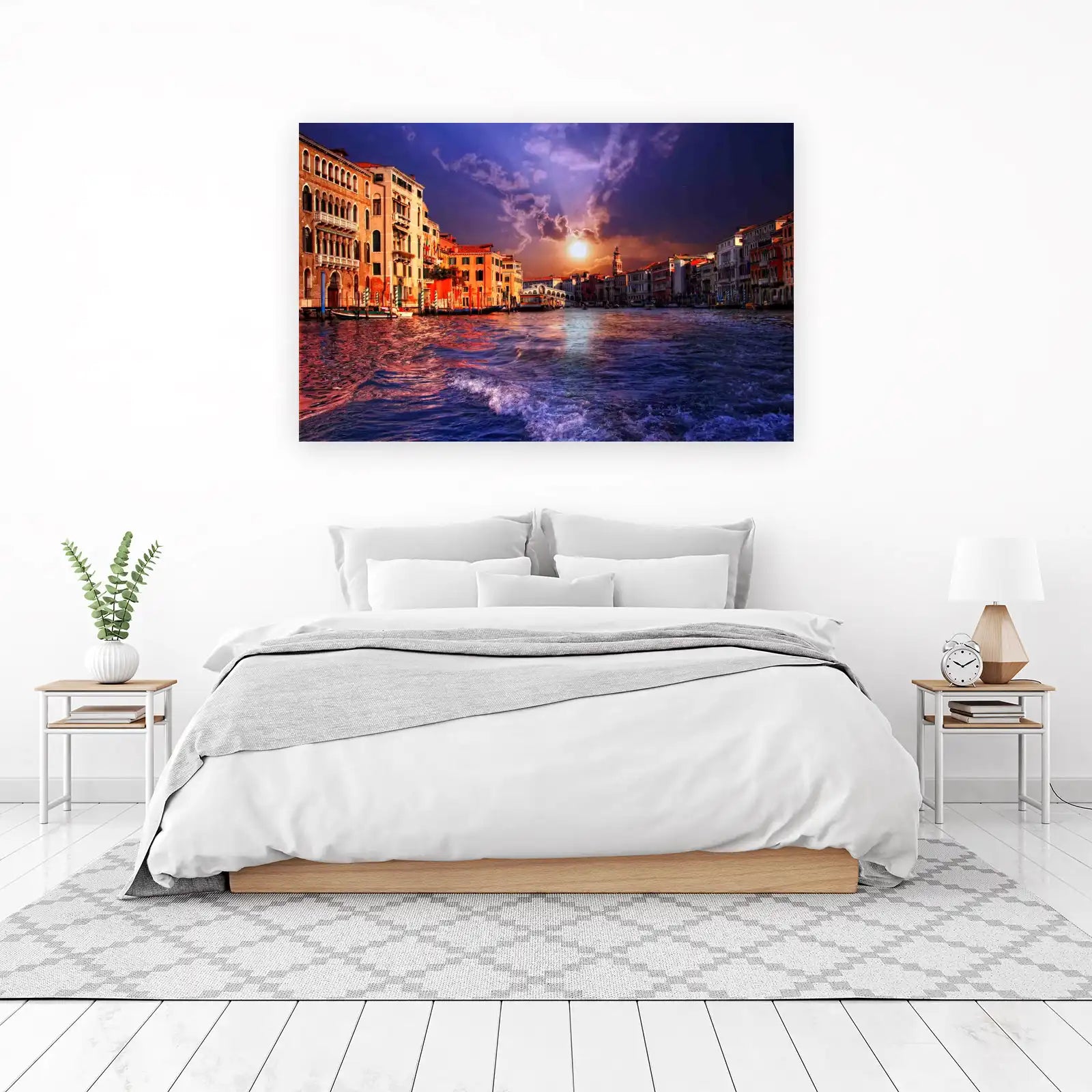 Venice Grand Canal Sunset Wall Art