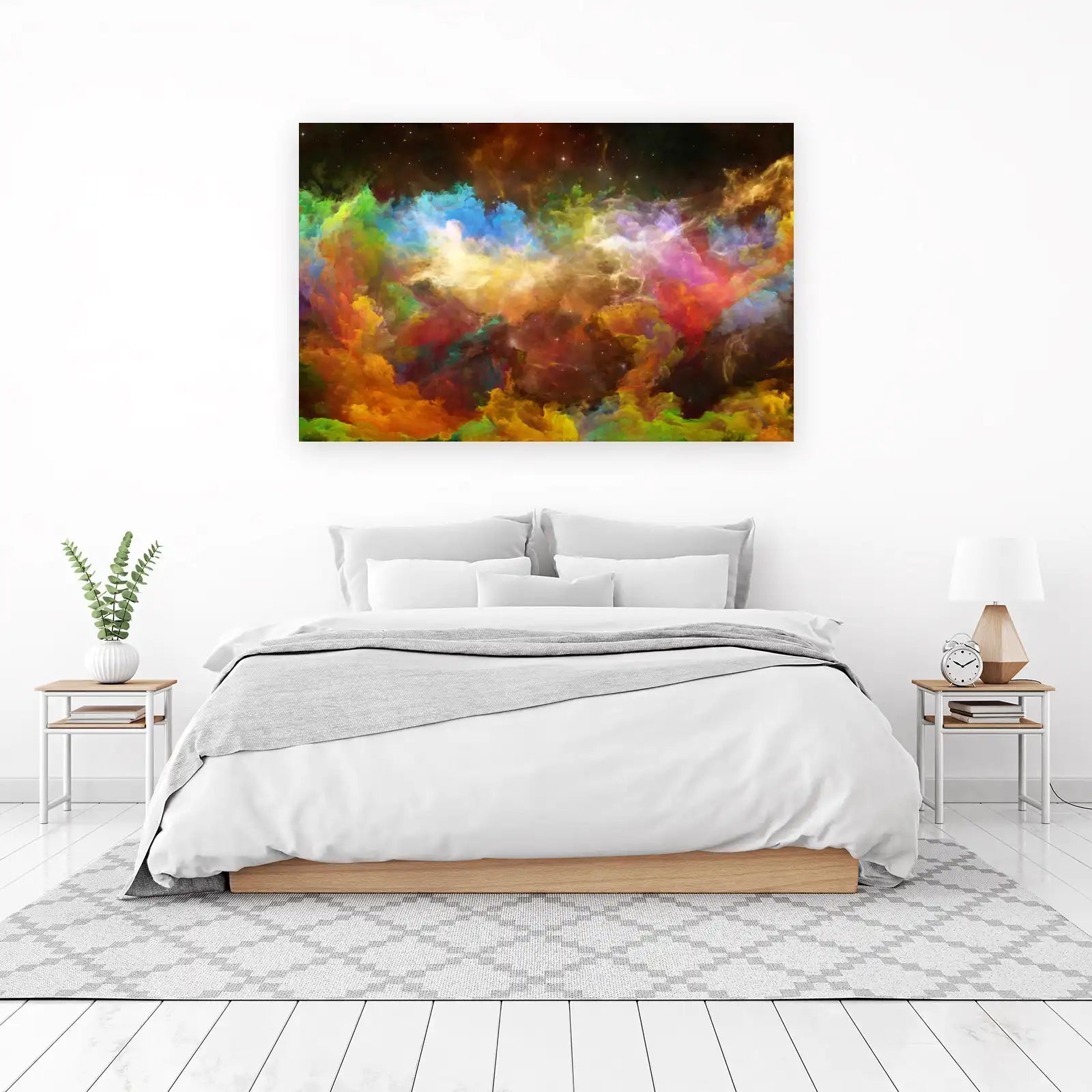 Vibrant Nebula Galaxy Wall Art