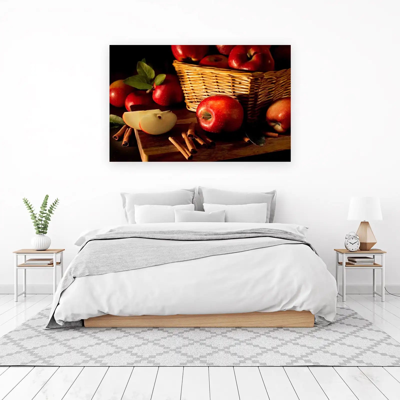 Vibrant Apples & Cinnamon Wall Art