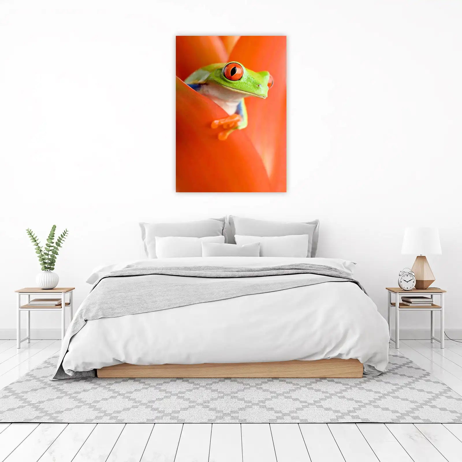 Vibrant Red-Eyed Tree Frog Wall Art