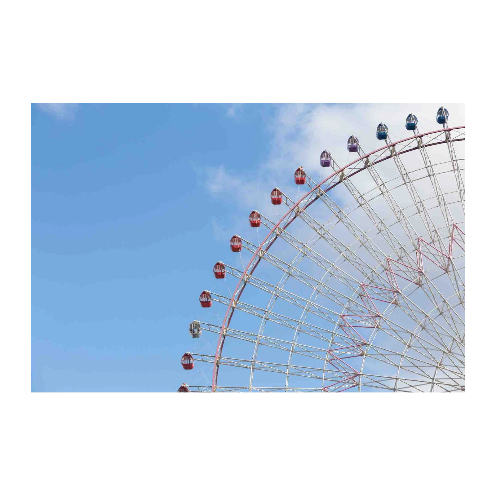Giant Ferris Wheel Sky Wall Art - Fun Amusement Park Decor