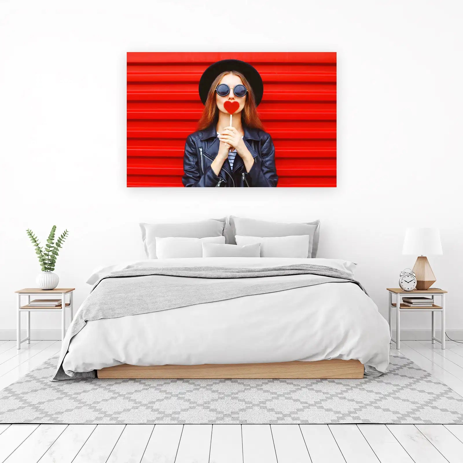 Pop Art Heart Fashion Wall Art