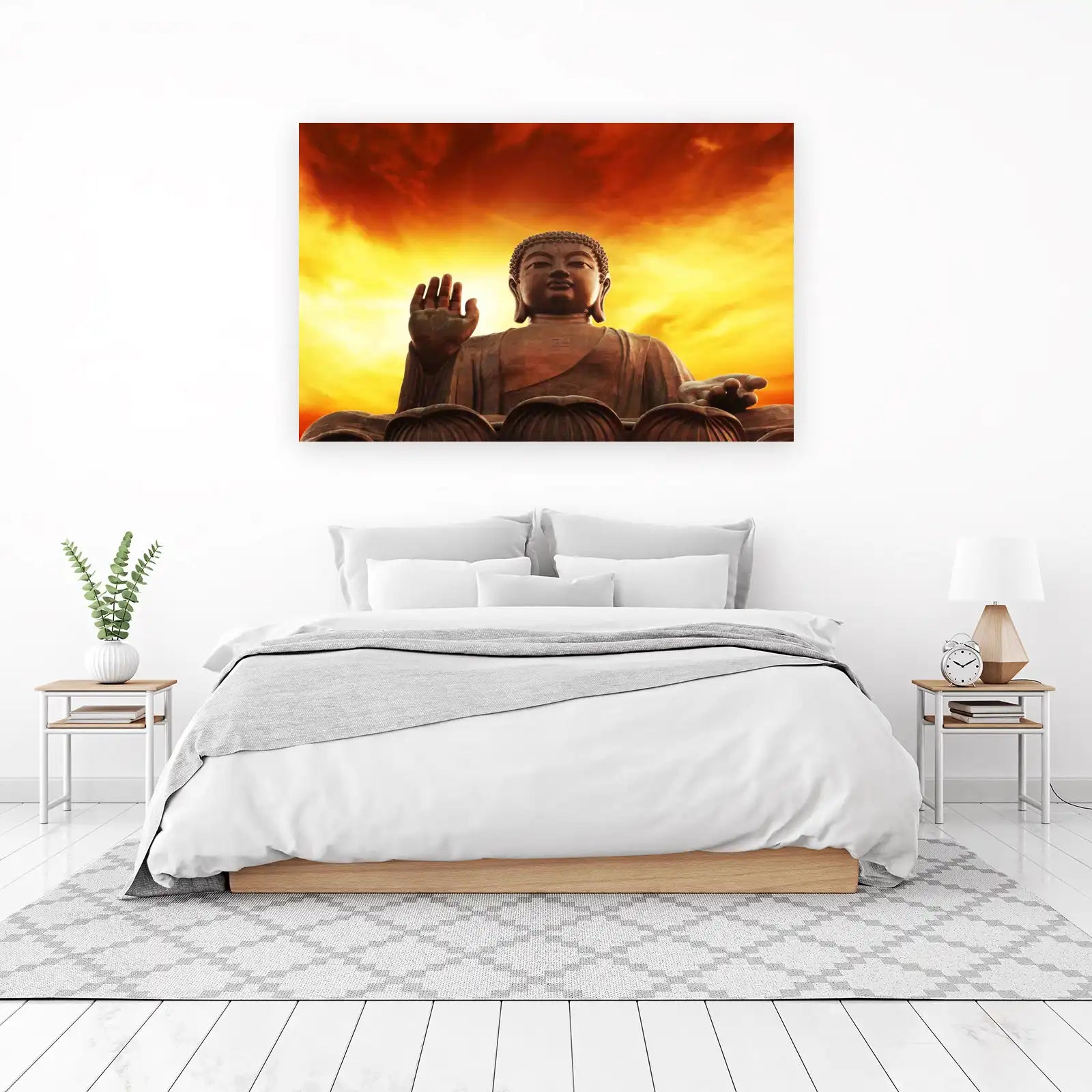 Serene Buddha Meditation Zen Wall Art