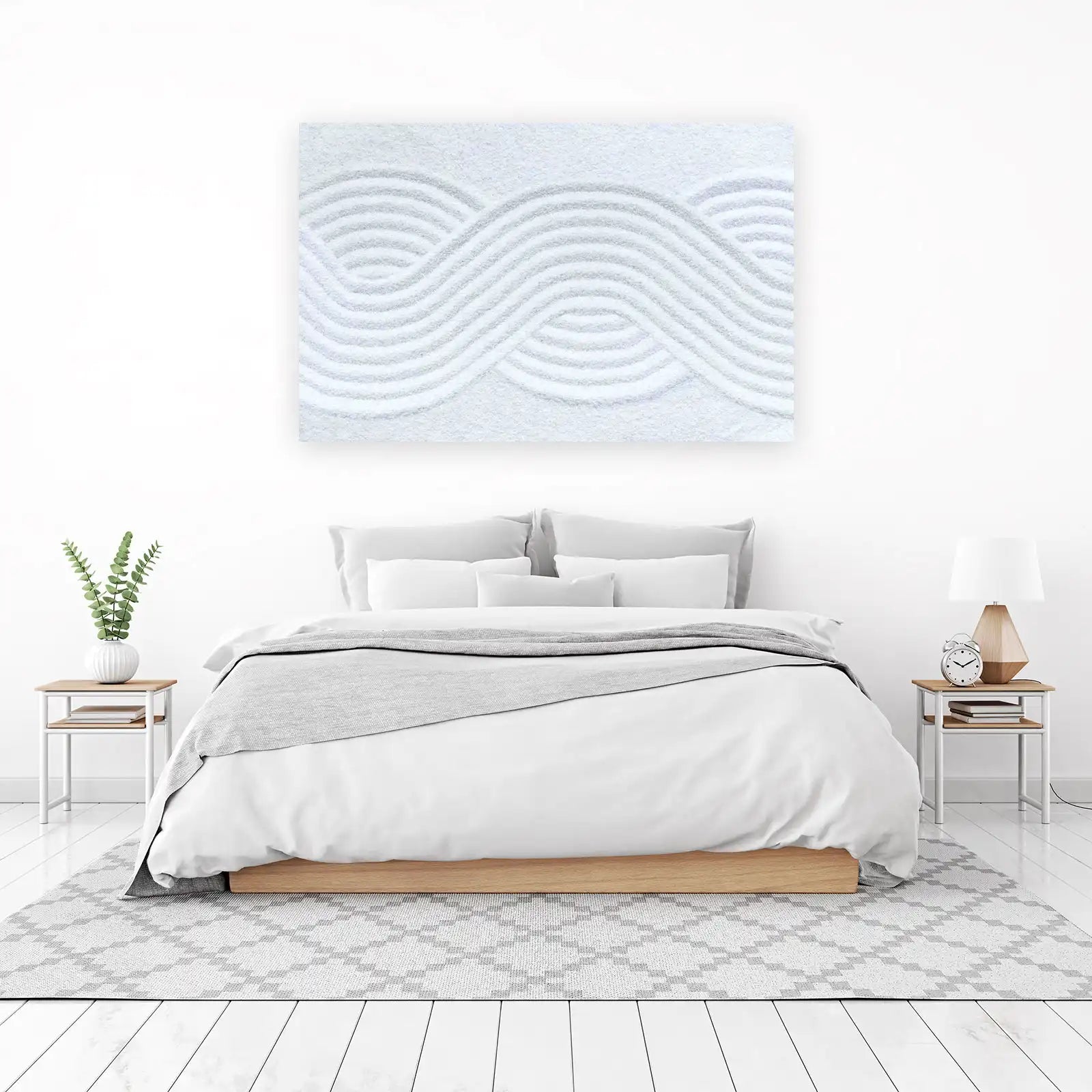 Zen Garden Waves Wall Art