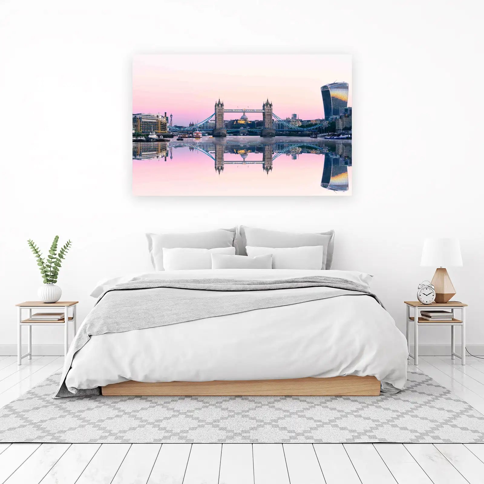 London Tower Bridge Sunset Wall Art