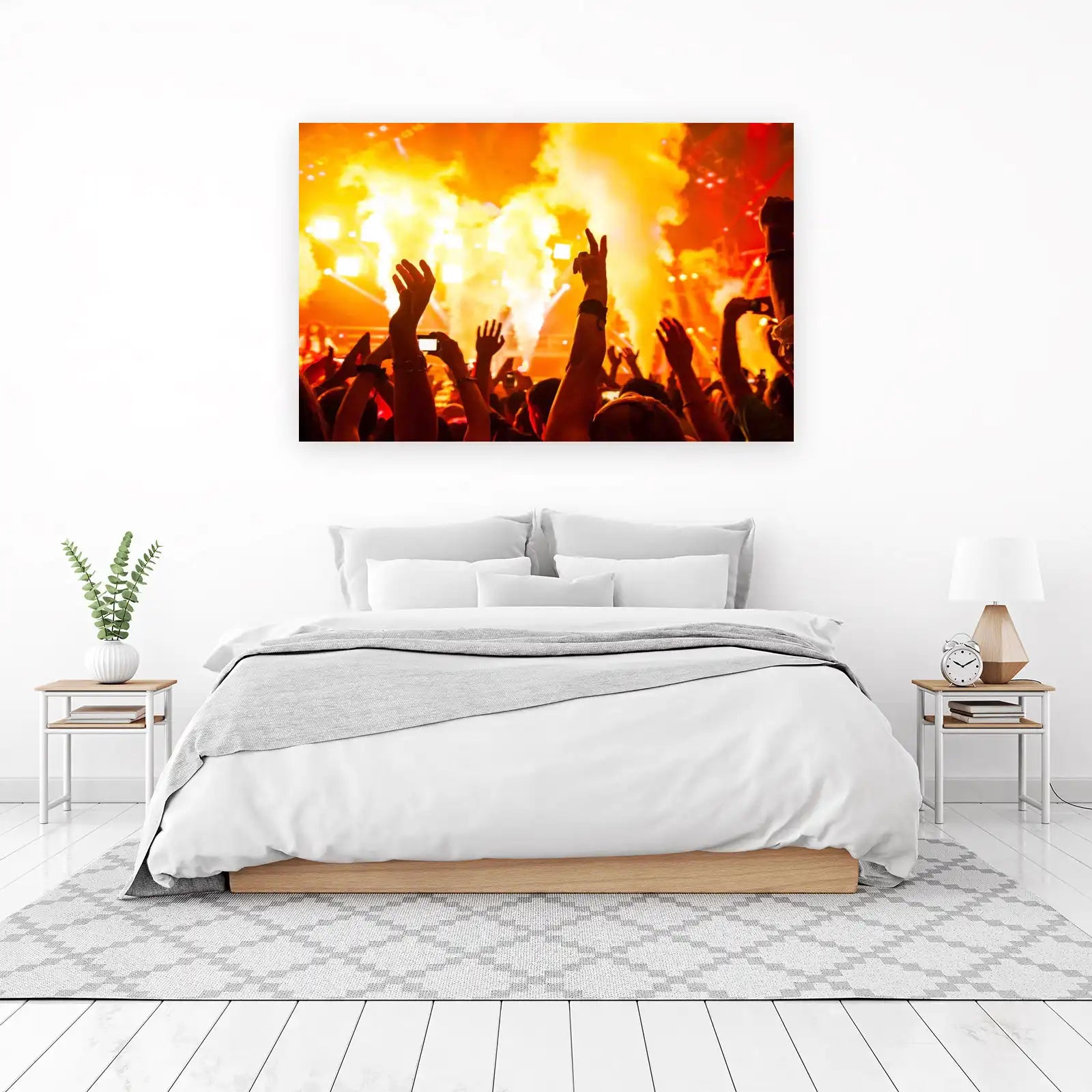 Vibrant Concert Crowd Energy Wall Art