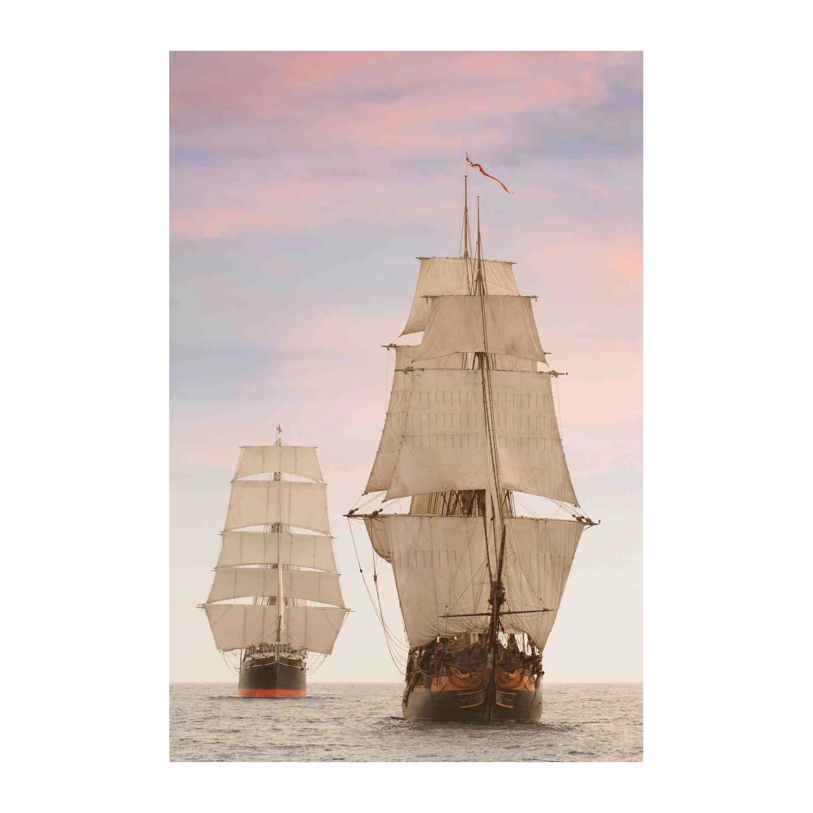 Majestic Tall Ships Sailing Wall Art