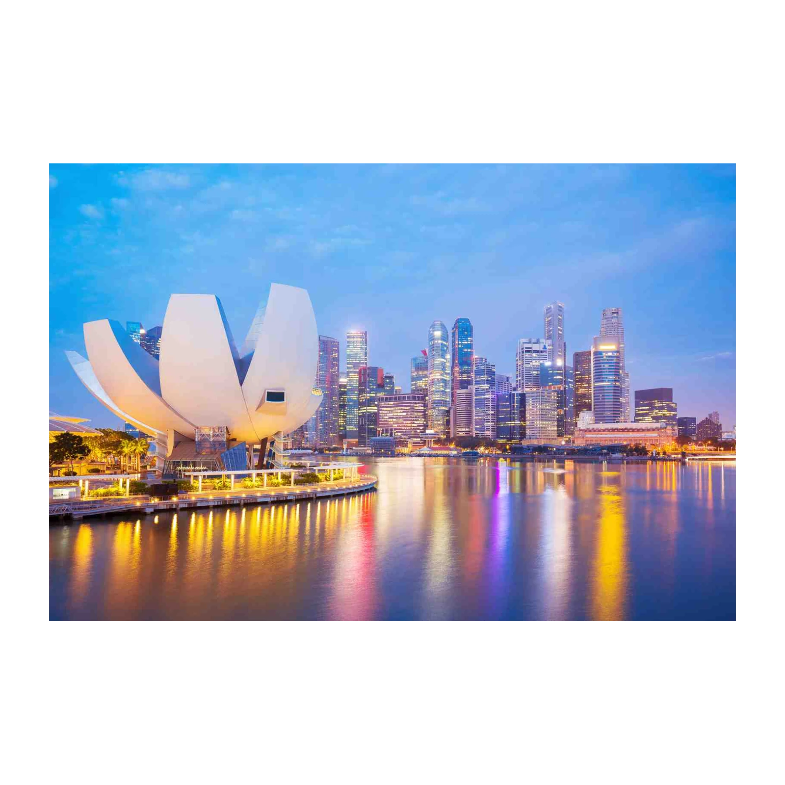 Singapore Skyline Marina Bay Sands Wall Art