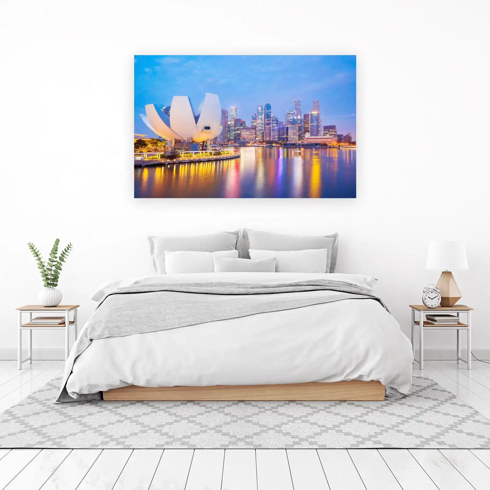 Singapore Skyline Marina Bay Sands Wall Art
