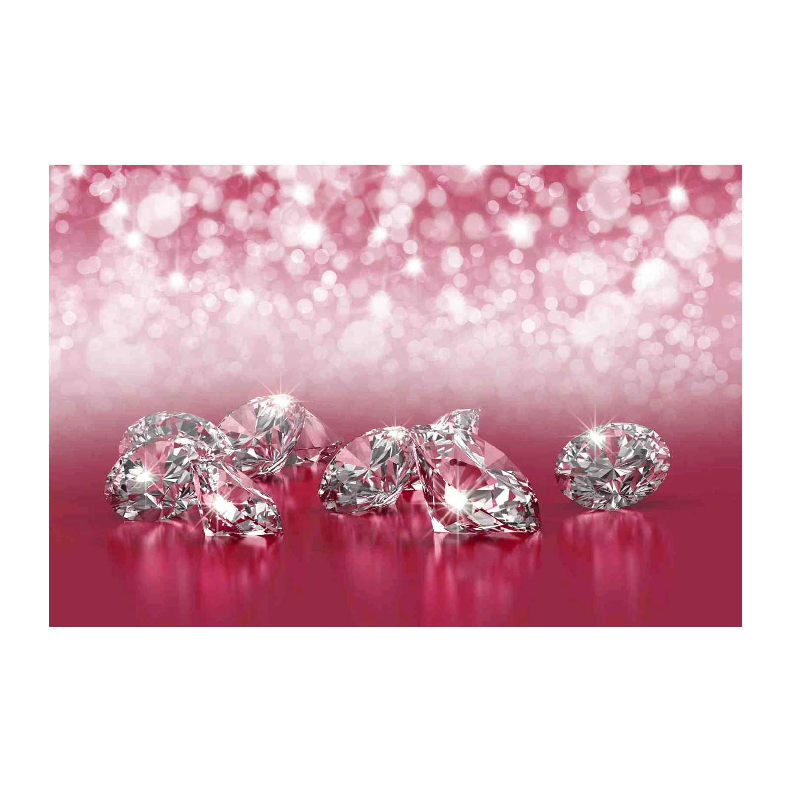Sparkling Diamonds Luxury Pink Wall Art