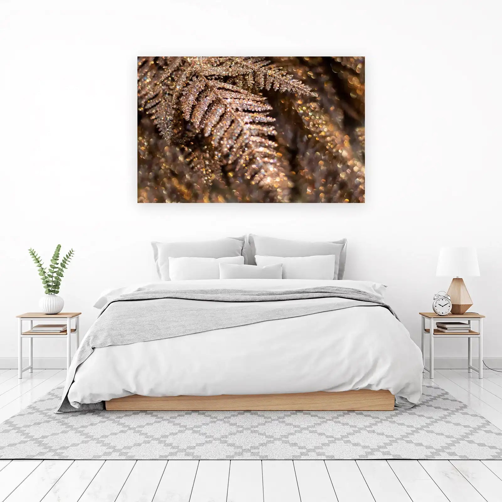 Sparkling Fern Autumn Glow Wall Art