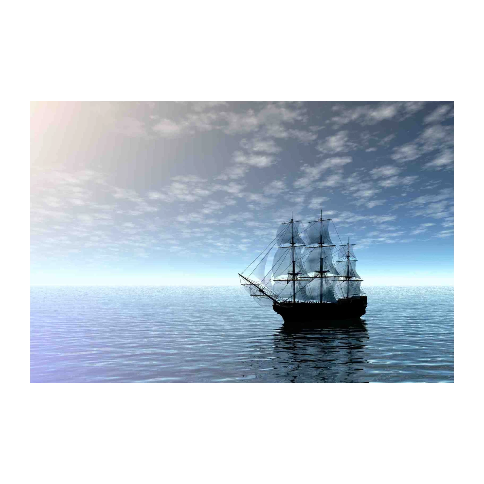 Majestic Tall Ship Sailing Ocean Wall Art