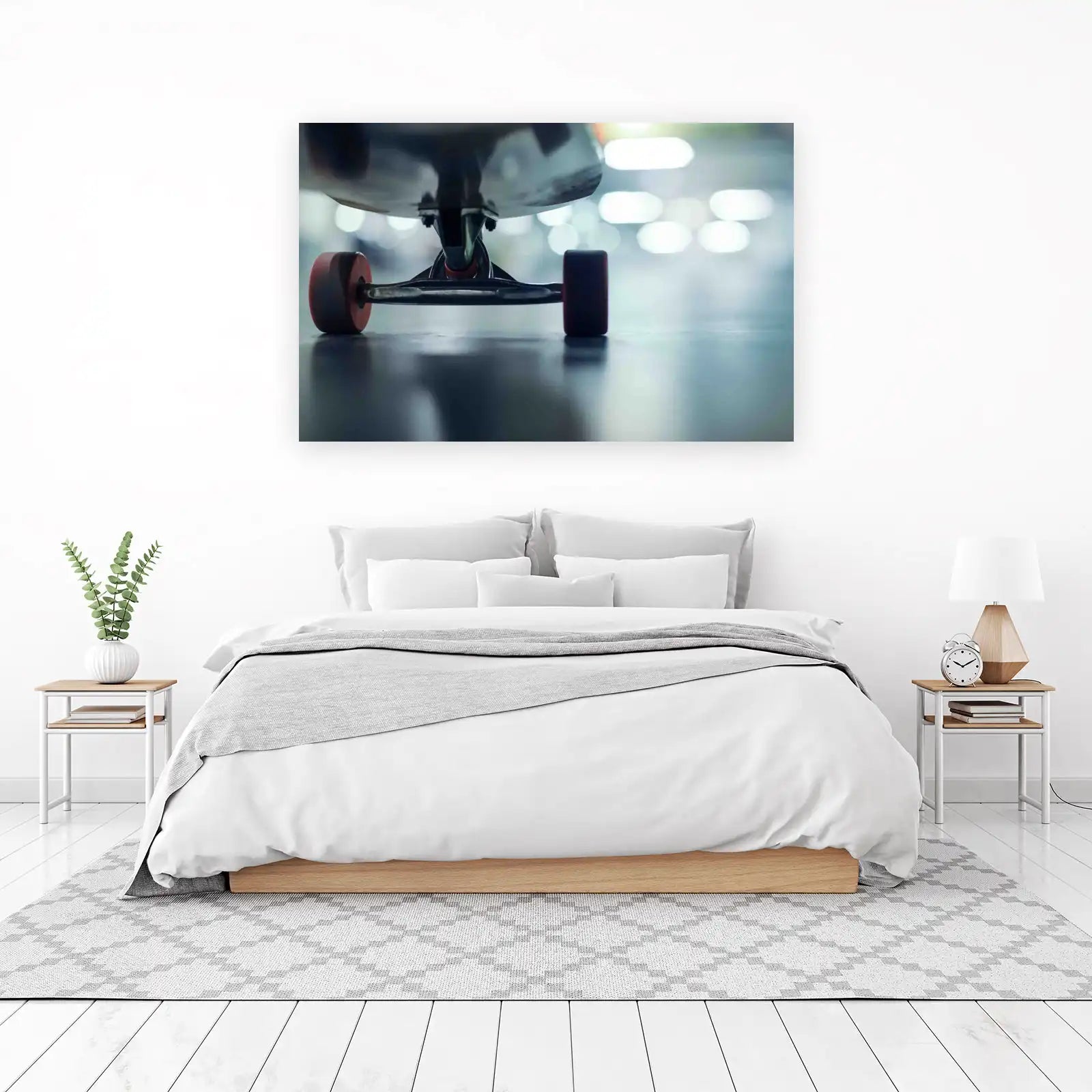 Urban Edge Skateboard Wheels Wall Art