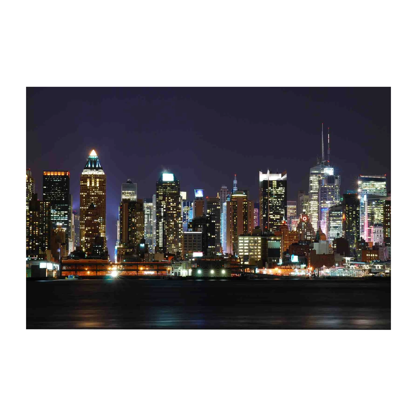 New York Cityscape at Night Wall Art