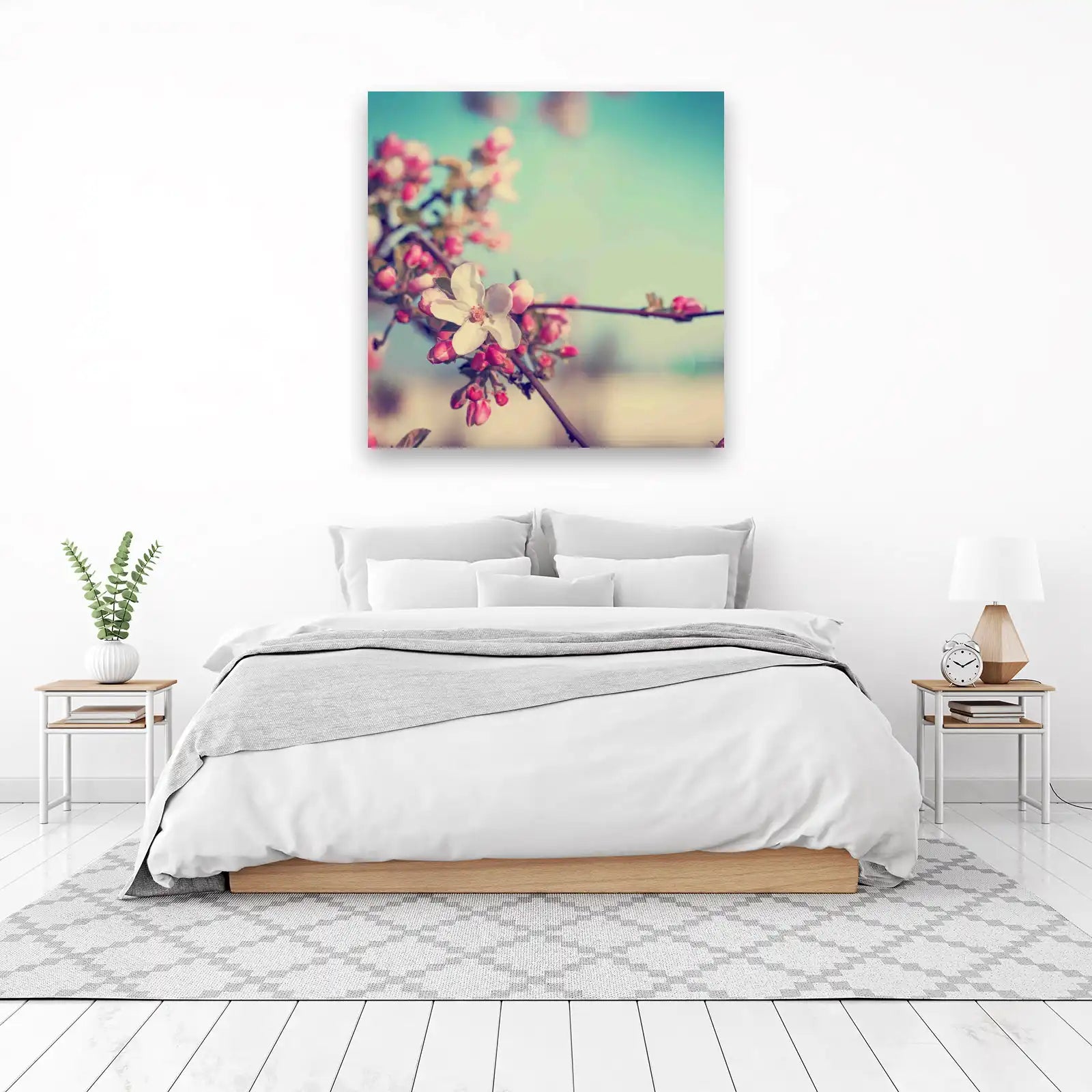 Blooming Spring Cherry Blossom Wall Art