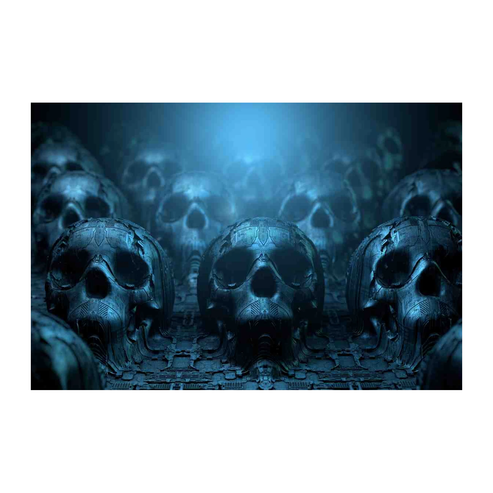 Cyberpunk Skull Wall Art Wall Art