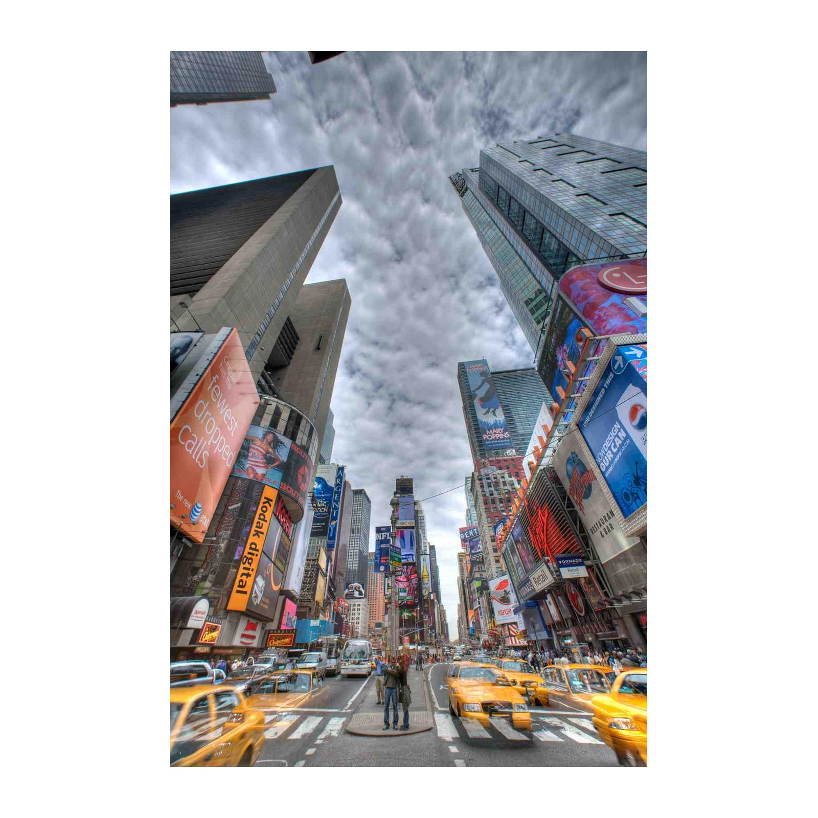 Times Square NYC Energy Wall Art
