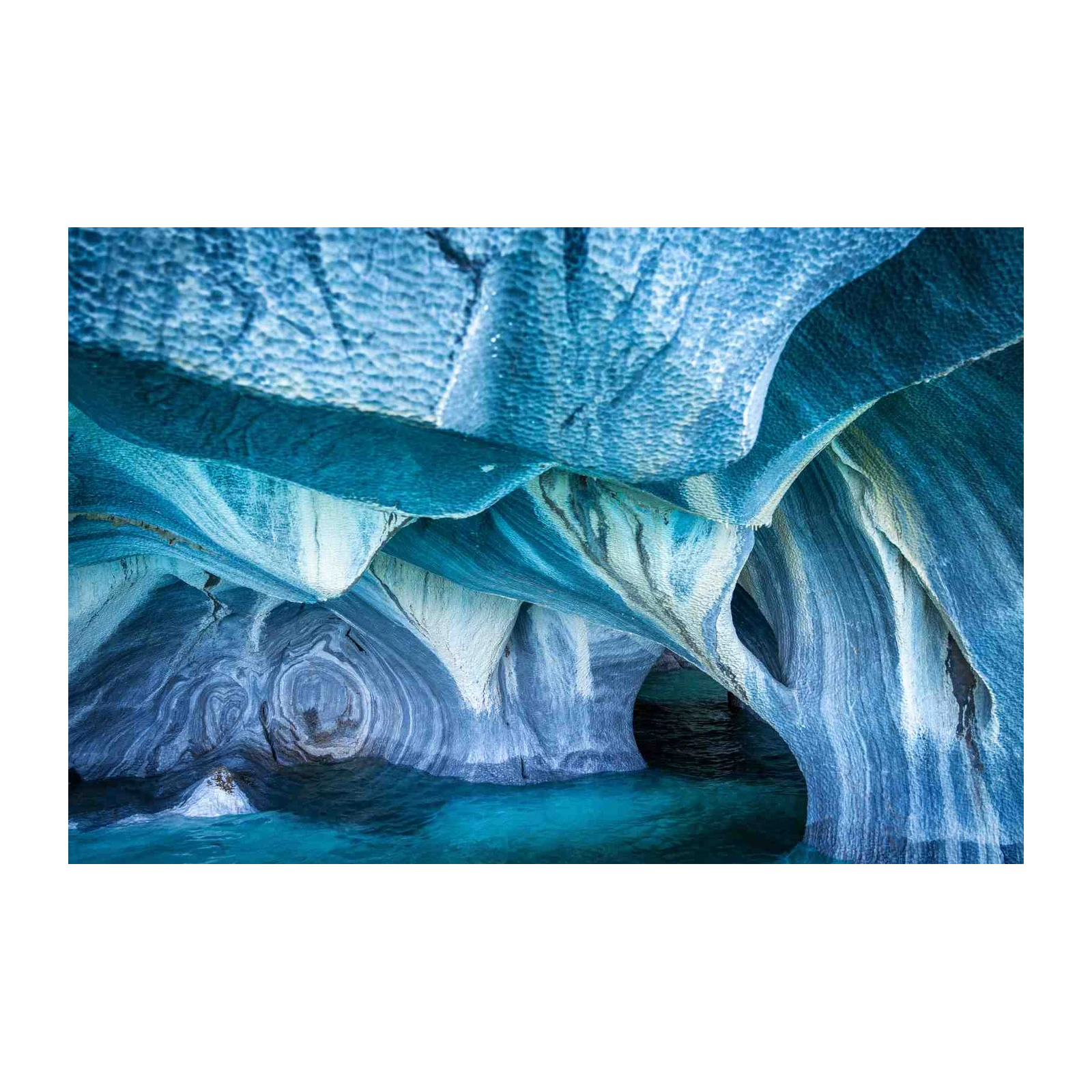 Azure Caverns Marble Caves Wall Art
